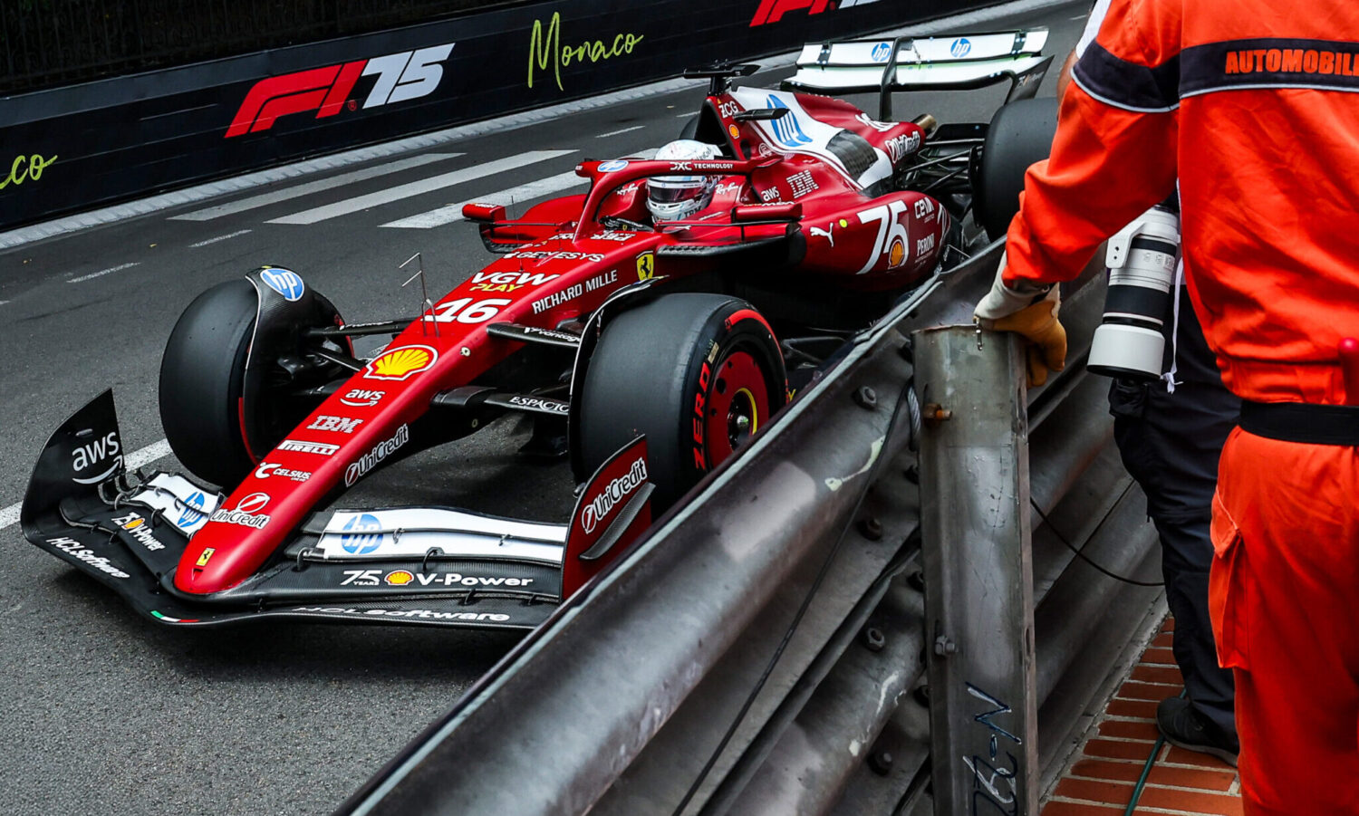leclerc libere f1 gp monaco 2025
