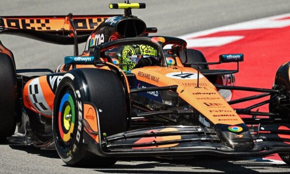 norris libere f1 gp spagna 2025