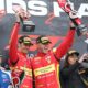 Alessio Rovera e Vincent Abril sul podio di Brands Hatch (© SRO)