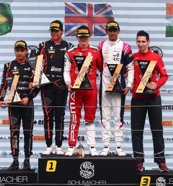 Slater e Clerot sul podio del FRECA 2025 a Zandvoort (© FRECA)