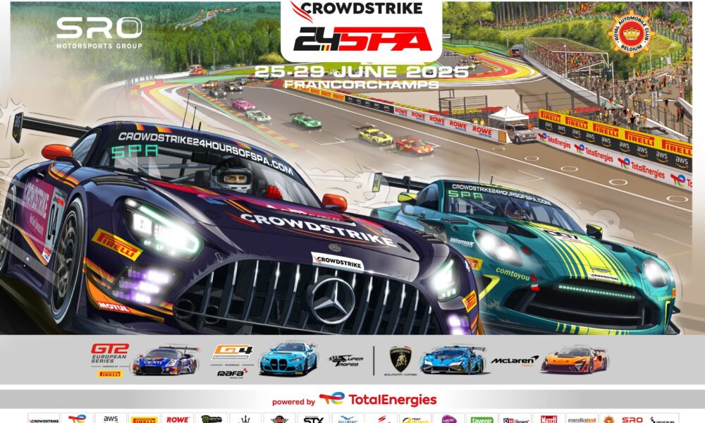 Il poster della 24 Ore di Spa 2025 (© SRO)