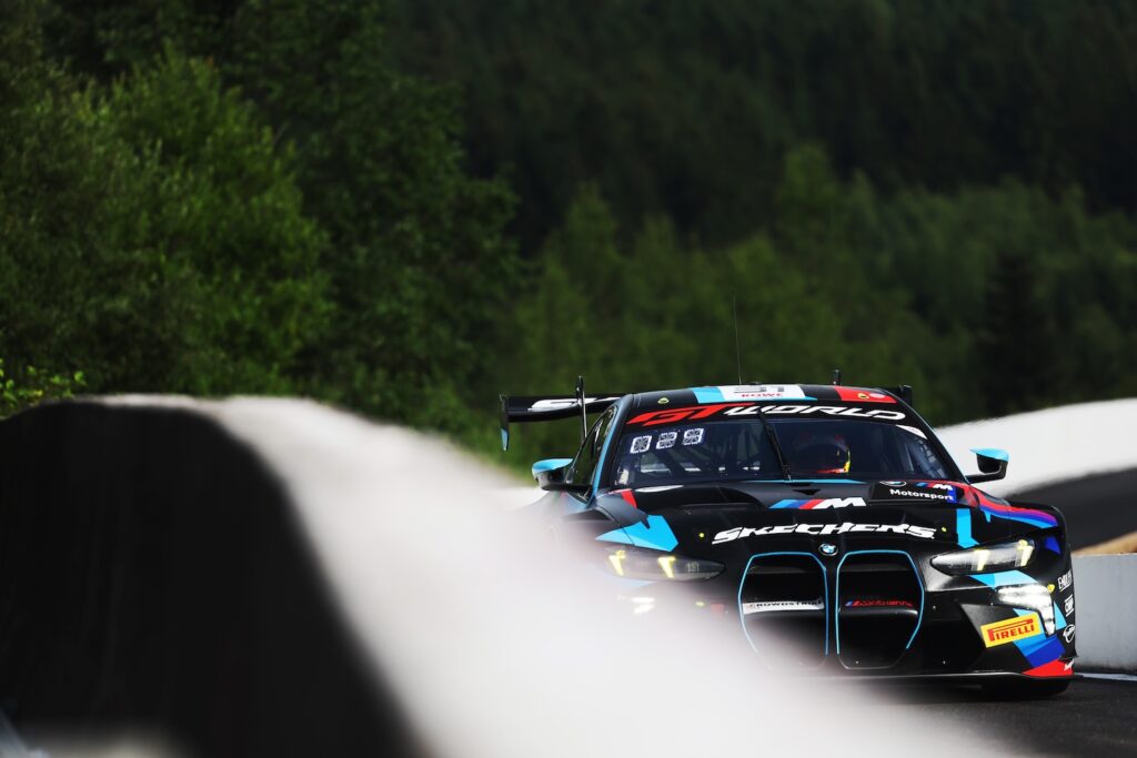 La #31 BMW Team WRT di Vanthoor, S. van der Linde e Marco Wittmann (© SRO/JEP)