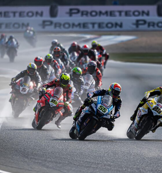 Iannone, Locatelli e Bautista in azione durante il Round di Assen
