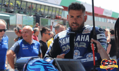 Alessandro Del Bianco in griglia prima di Gara 2 del CIV SBK 2025 al Mugello (© 1000 Cuori Motori)