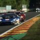 La #63 Lamborghini GRT in testa alla 20ª ora della 24 Ore di Spa 2025 (© SRO/JEP)