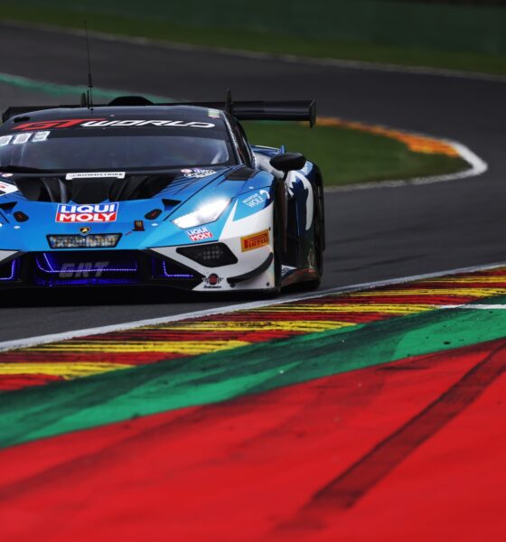 La #63 Lamborghini GRT vincitrice della 24 Ore di Spa 2025 (© SRO/JEP)