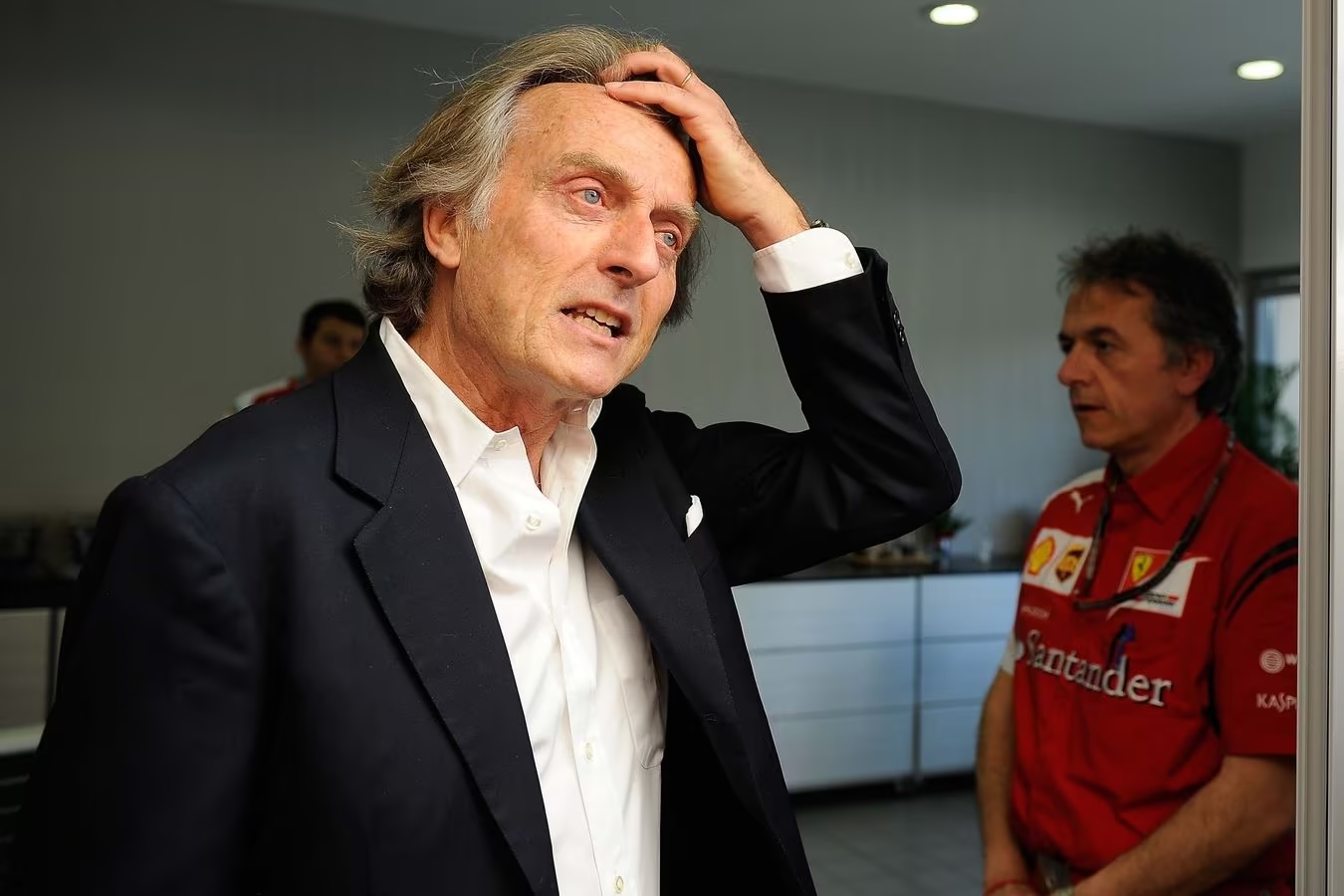 Luca Cordero di Montezemolo ai tempi della Ferrari (© Ferrari Media Centre)