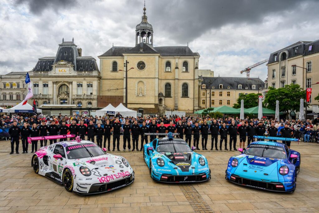Il trio di Porsche LMGT3 alla 24 Ore di Le Mans 2025(© ACO)