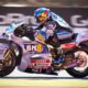 Alex Marquez in azione ad Aragon