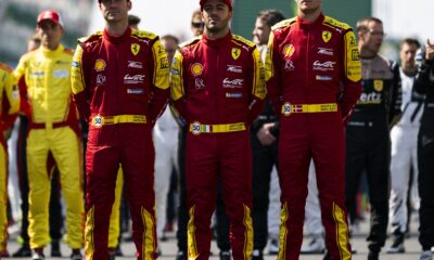 L'equipaggio della vettura #50 di Ferrari (© DPPI - ACO)