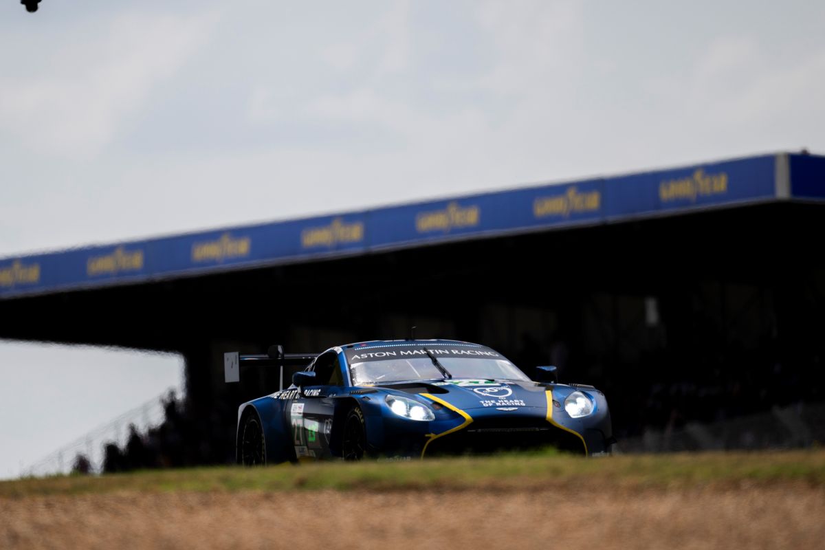 L'Aston Martin LMGT3 di The Heart of Racing a Le Mans (© DPPI -ACO)