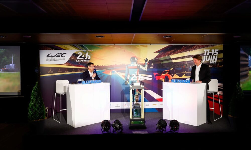 La conferenza stampa di ACO durante la 24 Ore di Le Mans 2025
