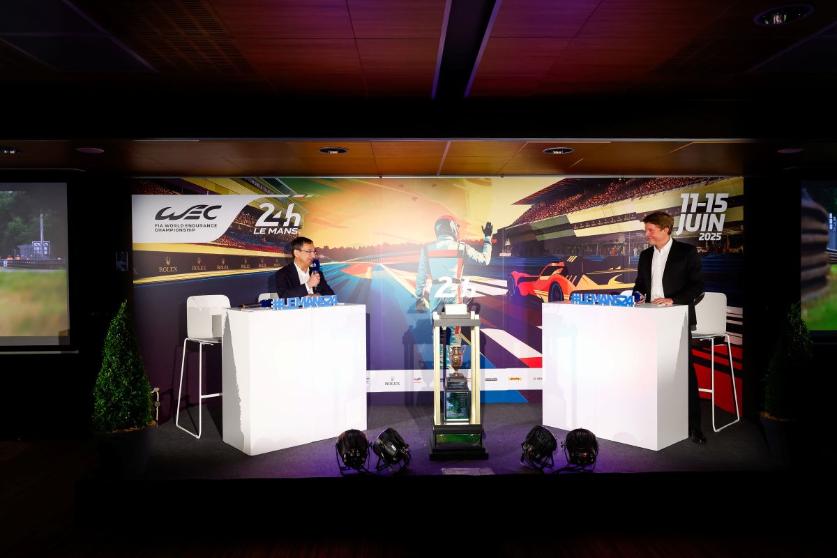 La conferenza stampa di ACO durante la 24 Ore di Le Mans 2025