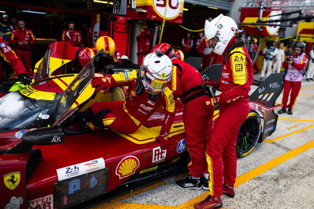 Un pit stop della #50 (© DPPI - ACO)