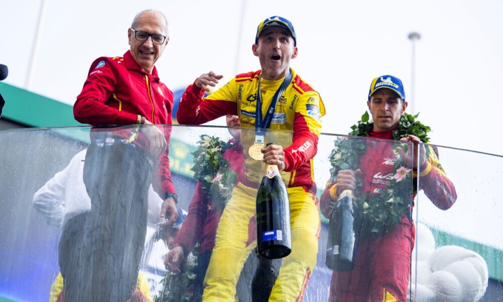 Robert Kubica, vincitore della 24 Ore di Le Mans 2025