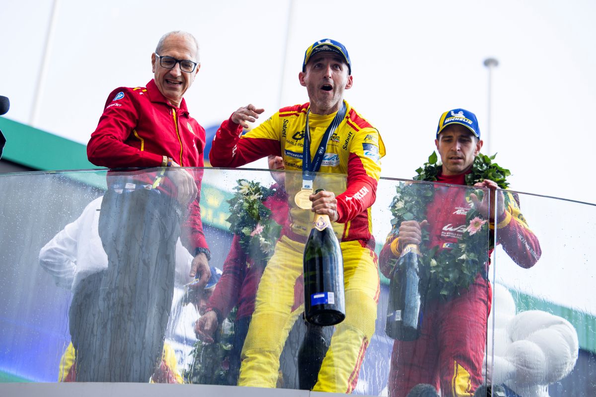 Robert Kubica, vincitore della 24 Ore di Le Mans 2025
