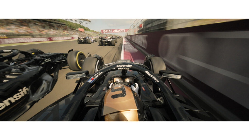 Una scena onboard (© Apple)