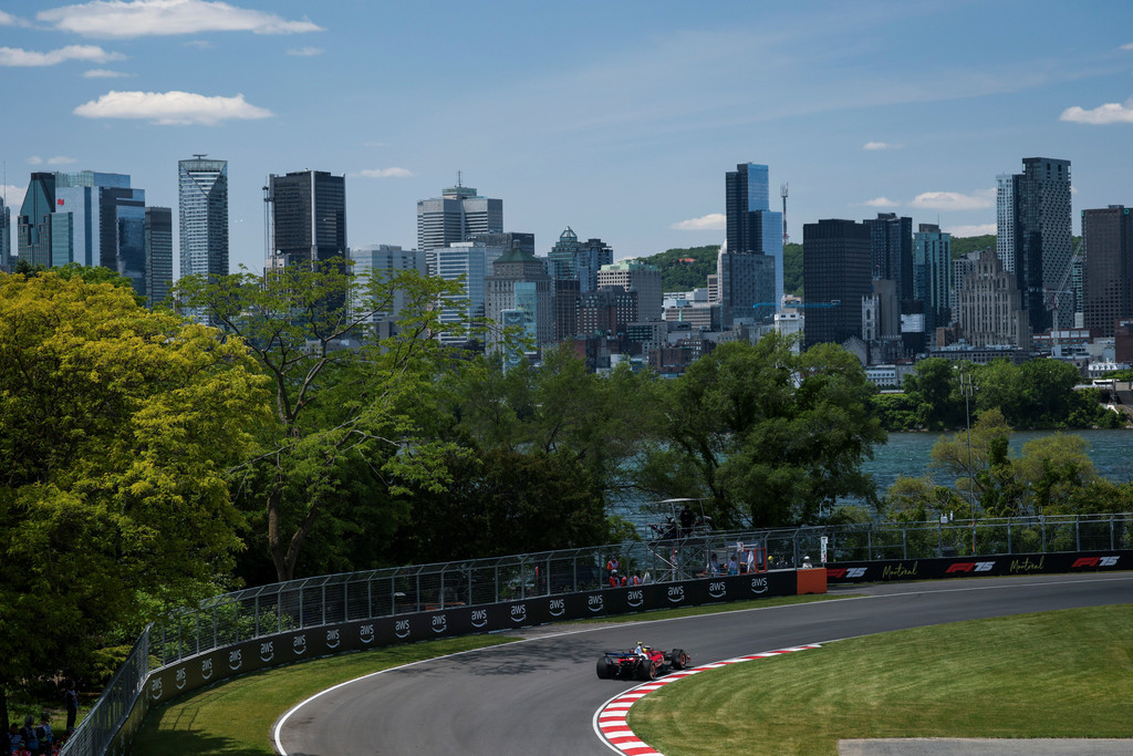 Ferrari in azione in Canada