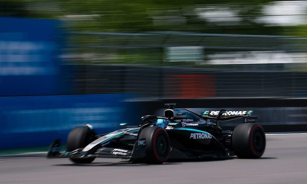 George Russell, autore del miglior tempo nelle Prove Libere del Canada