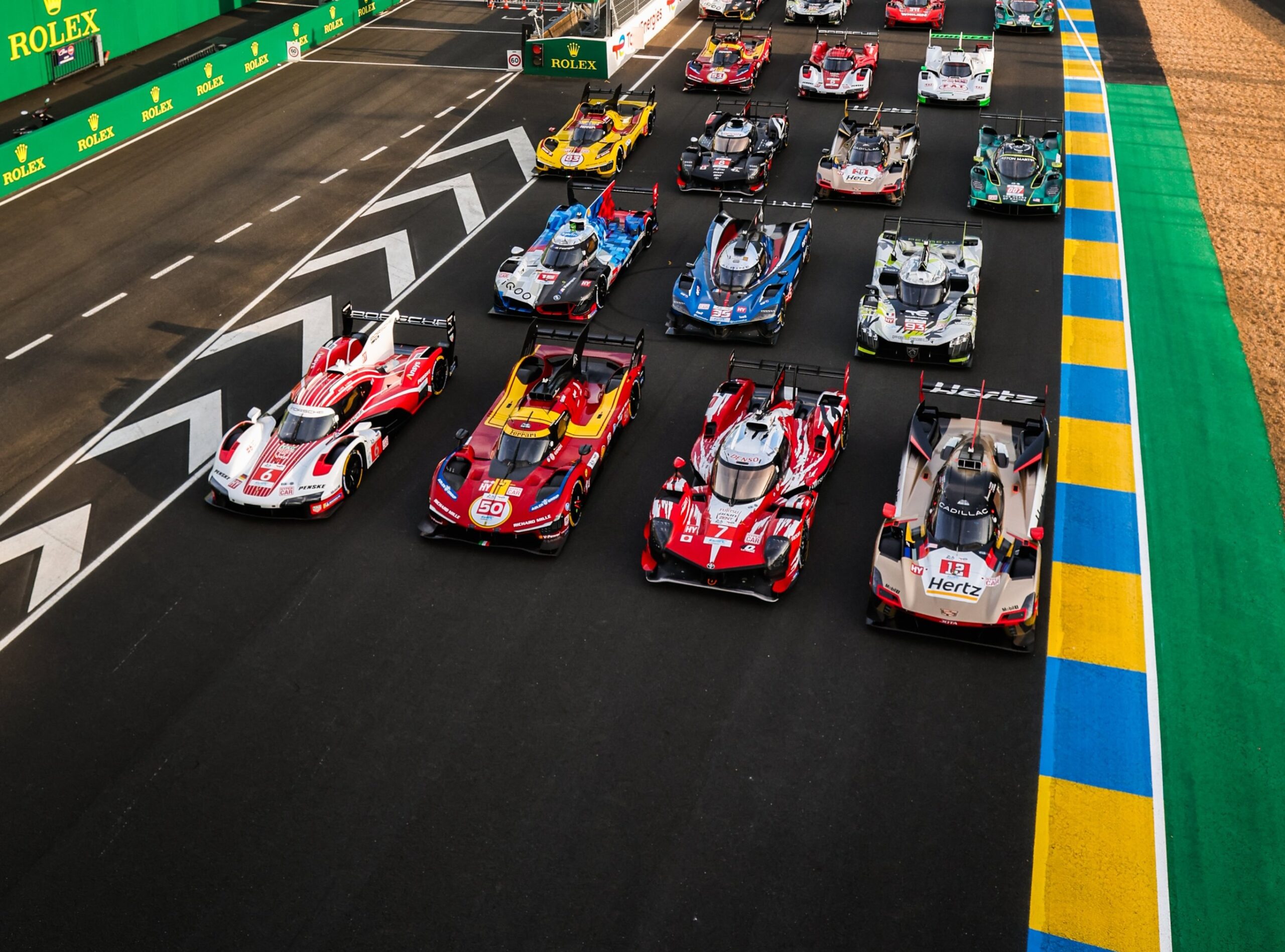 Lo schieramento delle Hypercar per la 24 Ore di Le Mans 2025 (© DPPI - ACO)