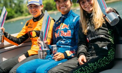 Il podio di Gara 3 della F1 Academy in Canada Academy