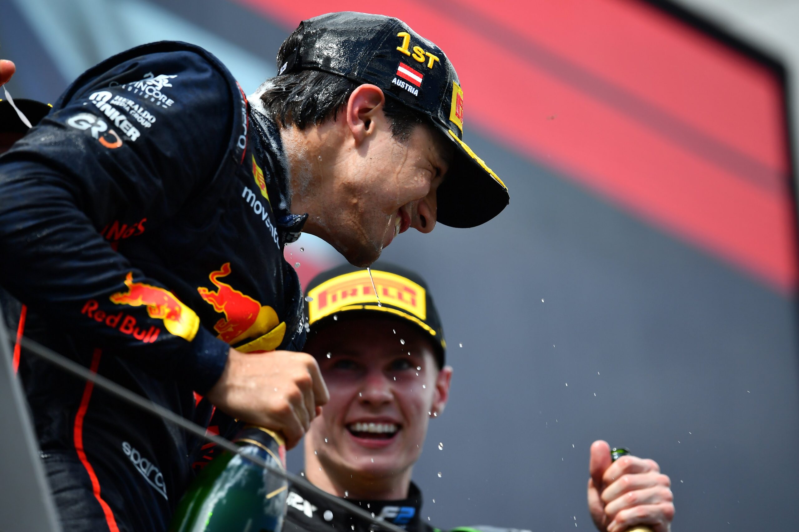 Josep María Martí, vincitore della Sprint Race di F2 in Austria