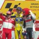 Il podio del Mugello 2006: Rossi, Capirossi e Hayden