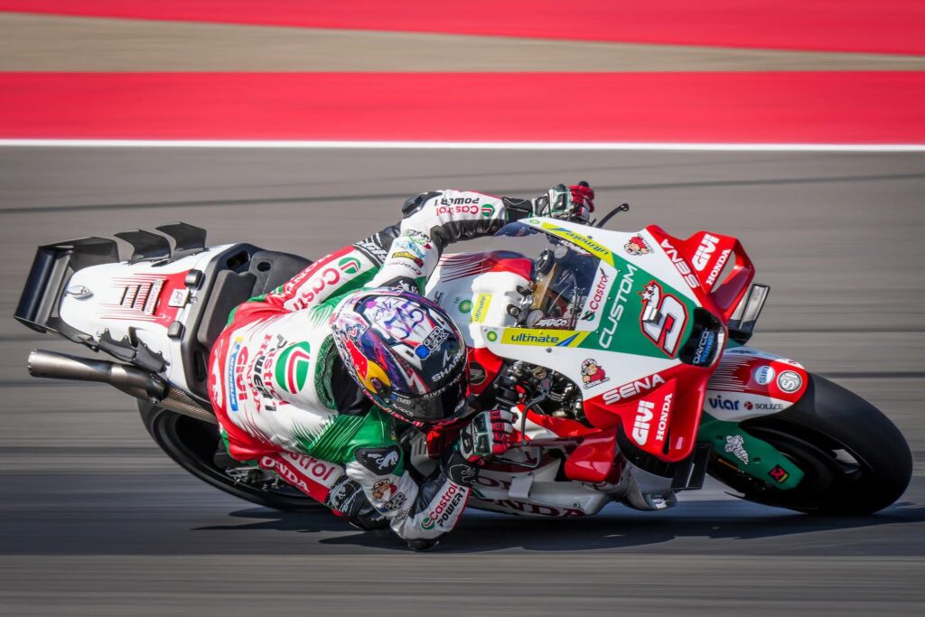 Johann Zarco nei test di Aragon