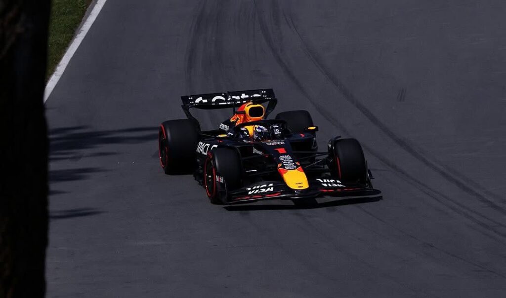 Max Verstappen in azione