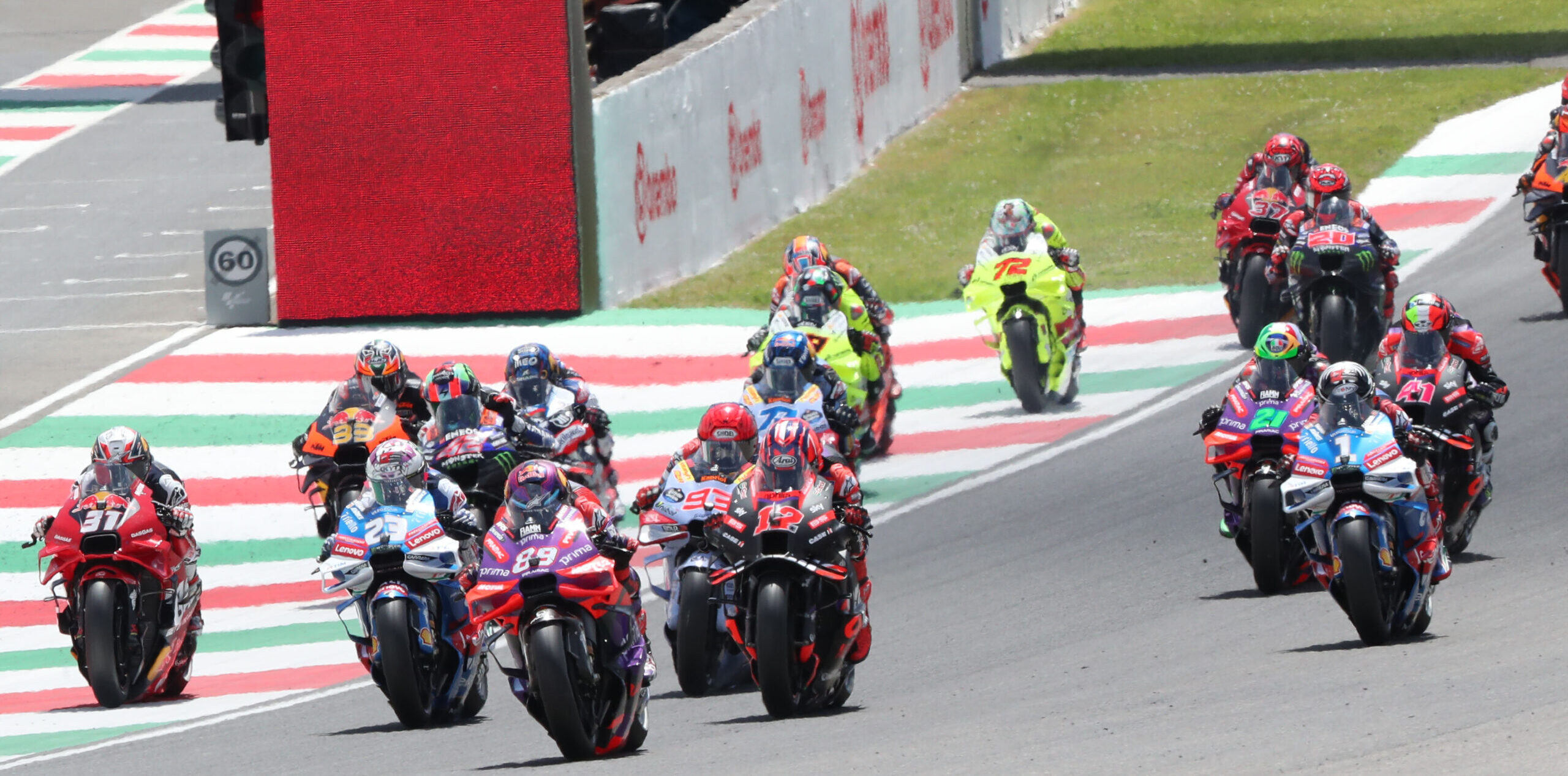 La partenza del GP d'Italia 2024 al Mugello (© Red Bull Content Pool)