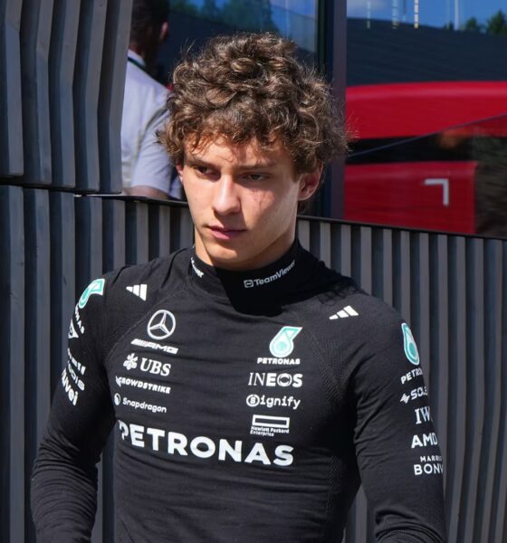 Kimi Antonelli dopo il ritiro nel GP d'Austria 2025 (© F1)