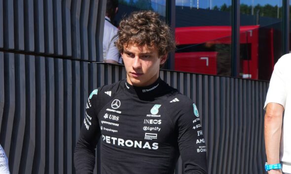 Kimi Antonelli dopo il ritiro nel GP d'Austria 2025 (© F1)
