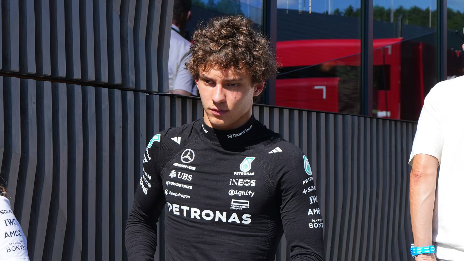 Kimi Antonelli dopo il ritiro nel GP d'Austria 2025 (© F1)