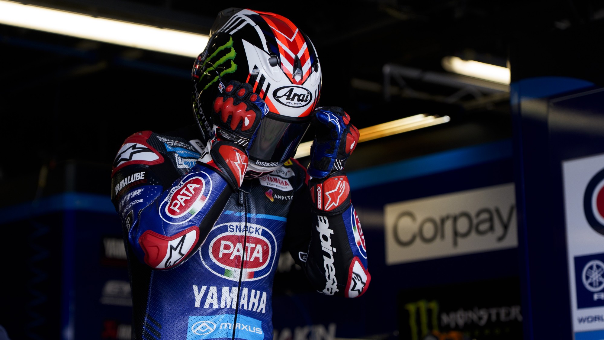 Jonathan Rea, attuale pilota di PATA Maxus Yamaha (© worldsbk.com)