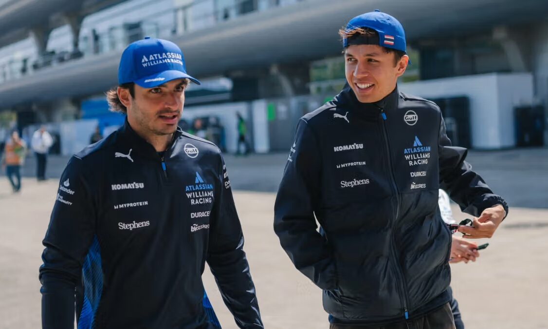 sainz albon williams