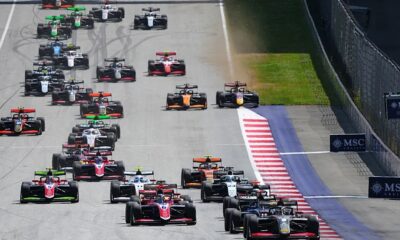 La partenza della Sprint Race del Round d'Austria F3 2025 (© Formula Motorsport Ltd)