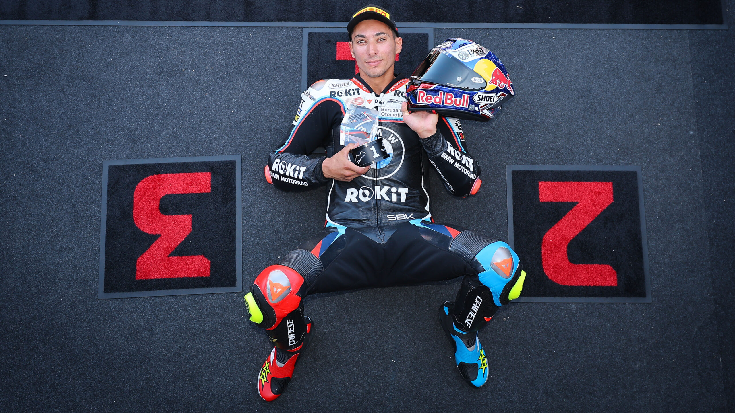 Toprak Razgatlioglu, vincitore della Superpole Race SBK a Donington 2025