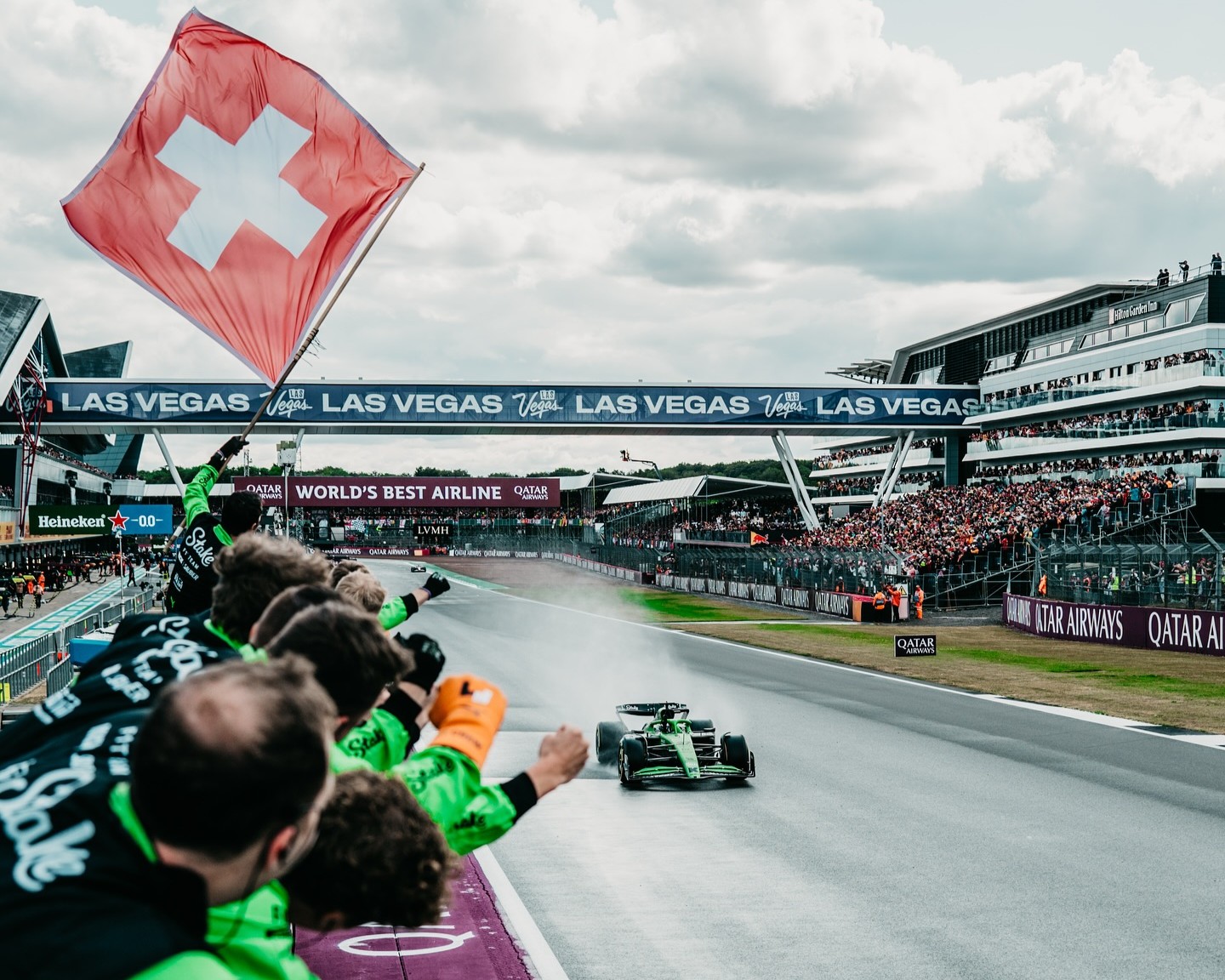 Nico Hülkenberg taglia il traguardo del GP di Silverstone
