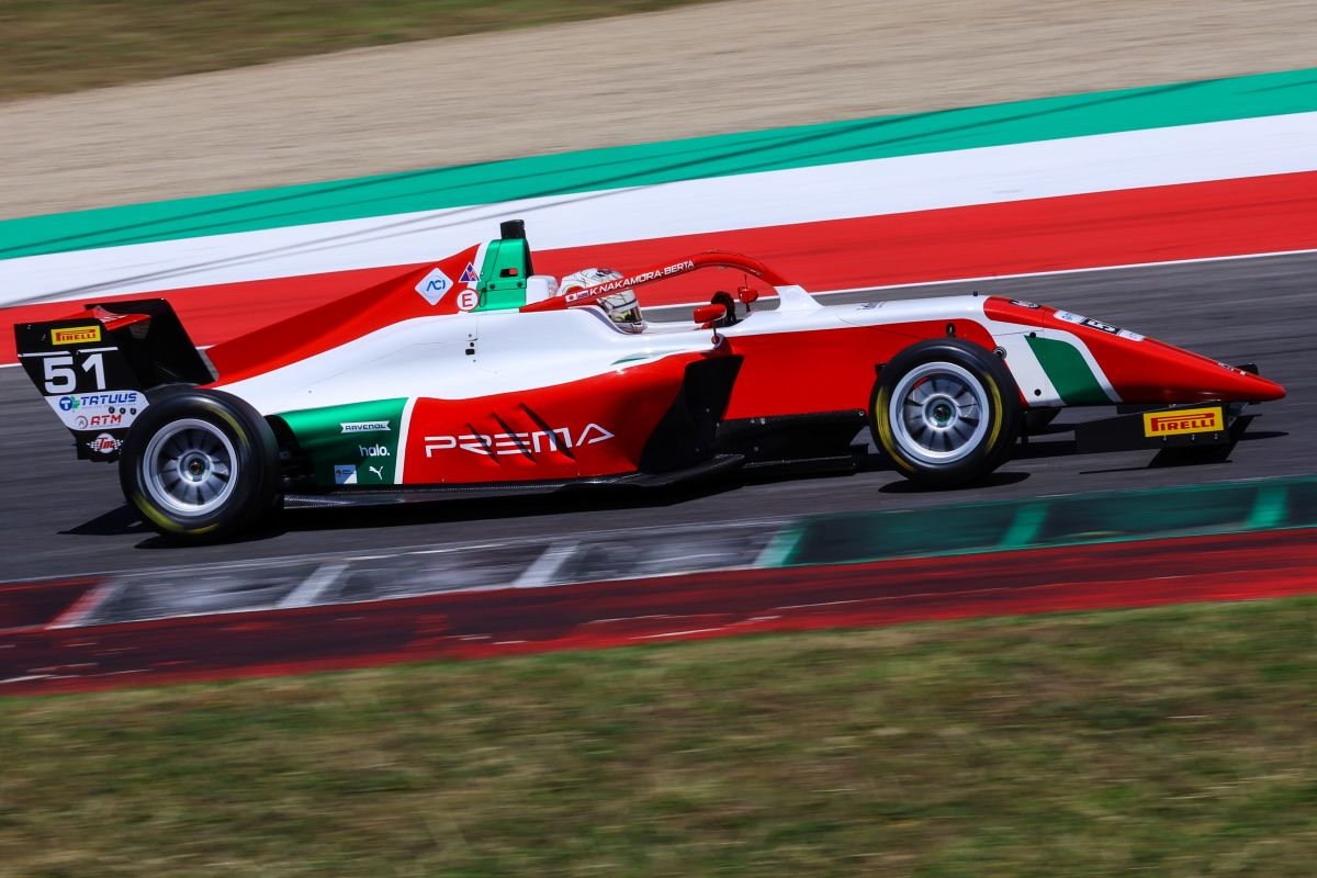 Nakamura-Berta, vincitore di Gara 1 della F4 al Mugello