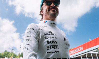 Fernando Alonso durante il weekend di Spa 2025