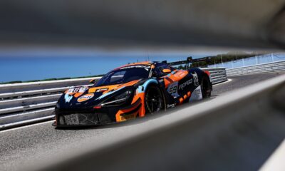 La McLaren #59 Garage 59 in pole position delle qualifiche 2 del GTWCE 2025 a Misano (© JEP/SRO)