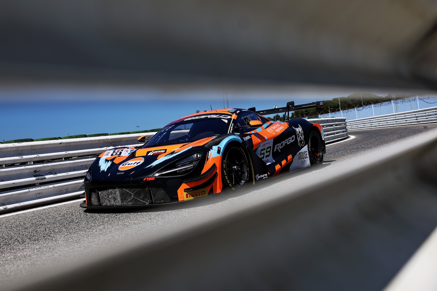 La McLaren #59 Garage 59 in pole position delle qualifiche 2 del GTWCE 2025 a Misano (© JEP/SRO)
