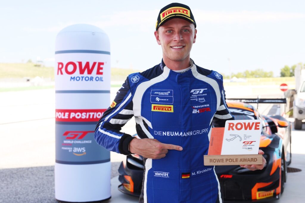 Il poleman Kirchofer a Misano (© JEP/SRO)