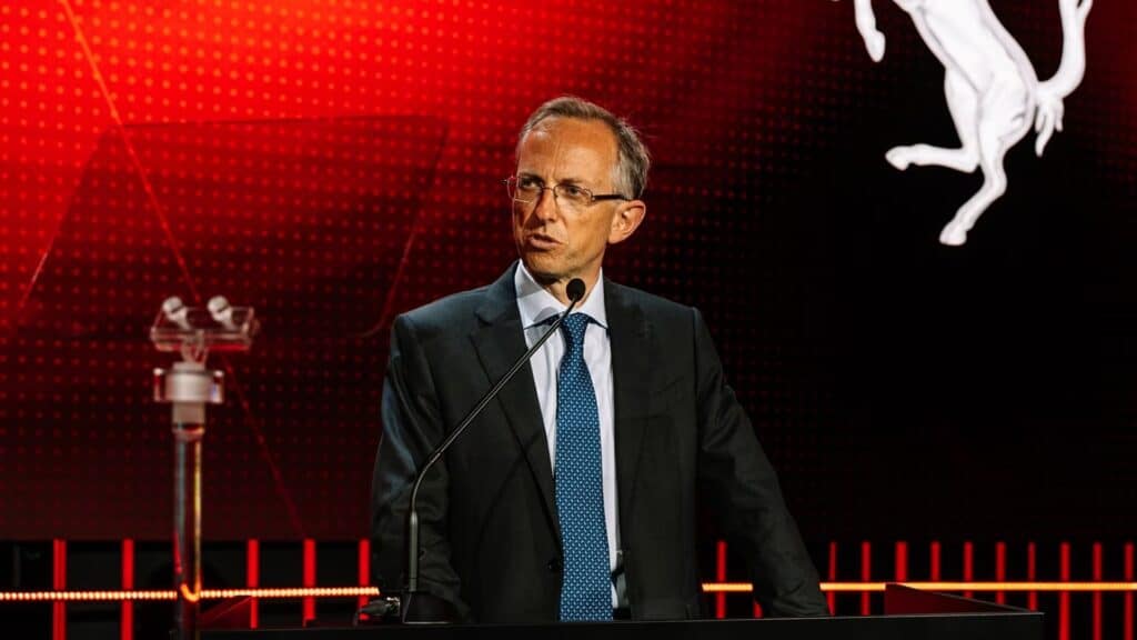 L'Amministratore Delegato Ferrari Benedetto Vigna (© Ferrari)