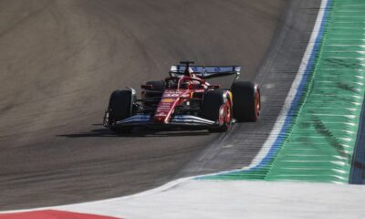Charles Leclerc sulla SF-25 (© Ferrari)