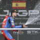 Borja Gomez sul podio di Jerez