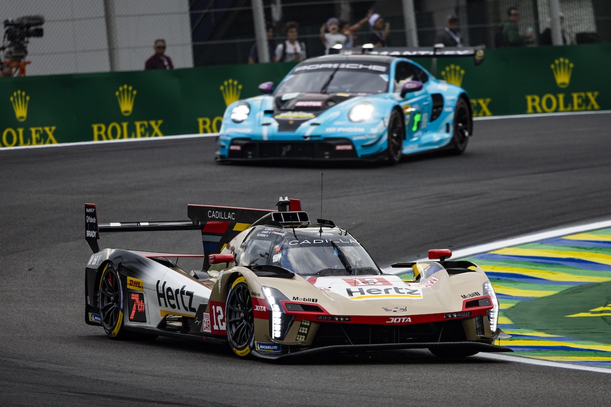 La #12 Cadillac Jota prima nell'hyperpole della 6 Ore di San Paolo (© DPPI - WEC)