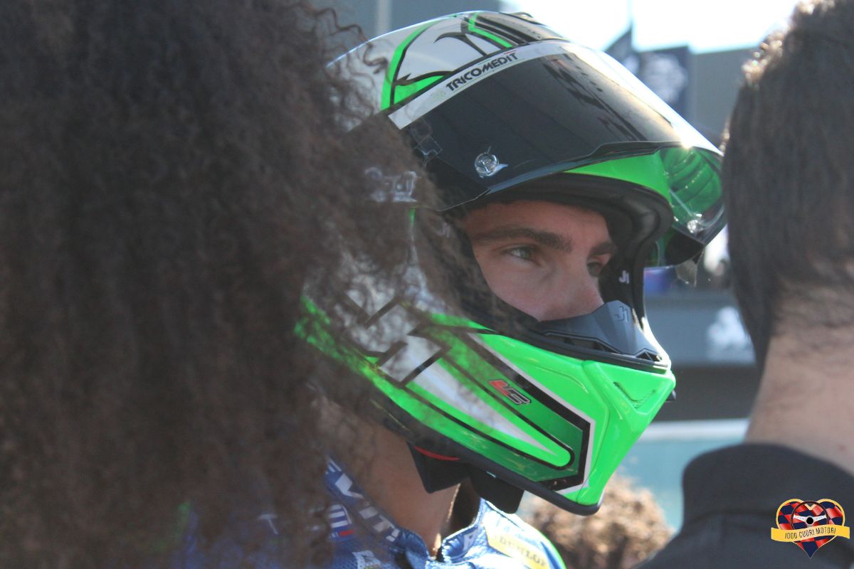 Lorenzo Baldassarri in griglia a Misano