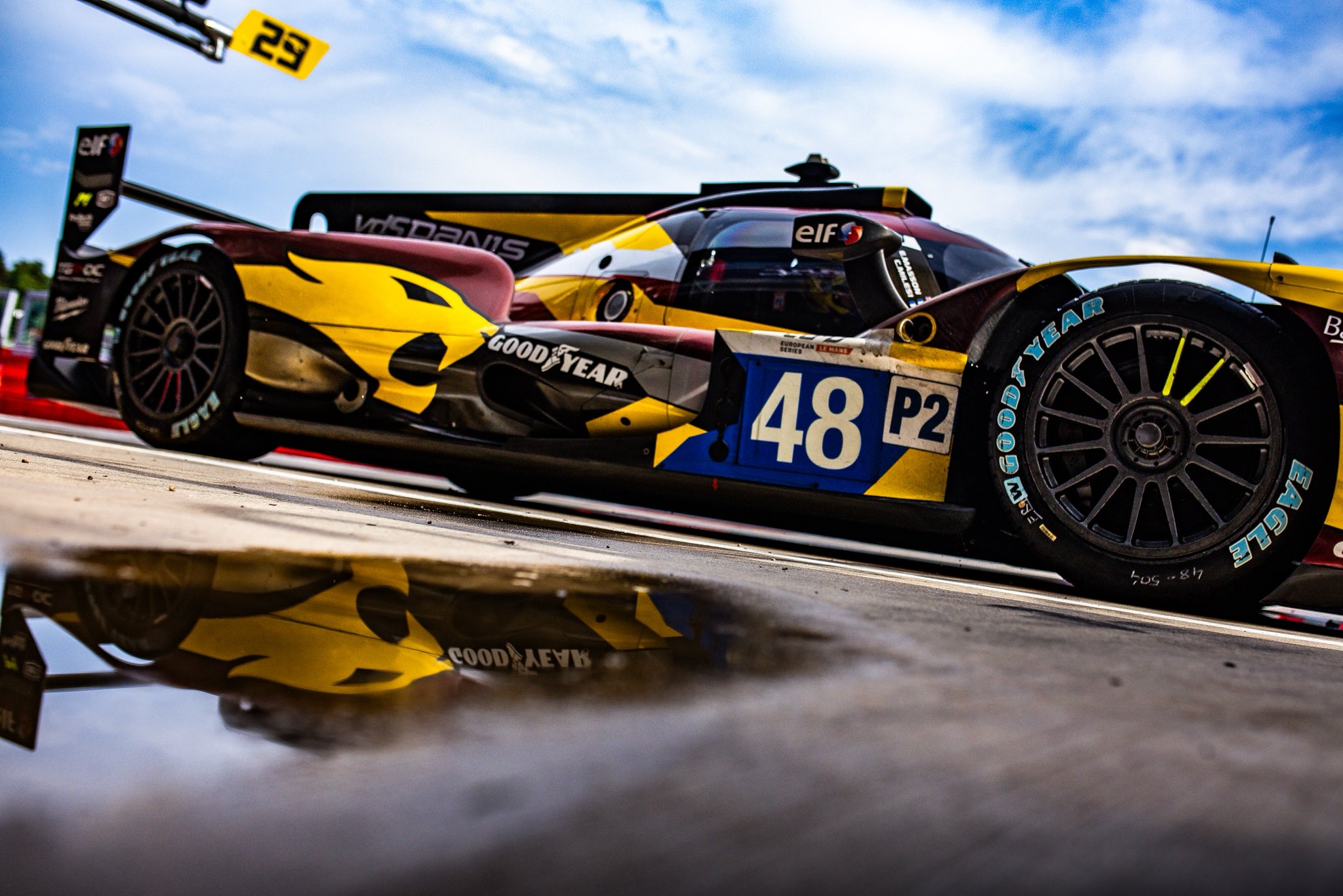 La vettura #48 di VDS Panis Racing in azione a Imola durante l'ELMS 2025