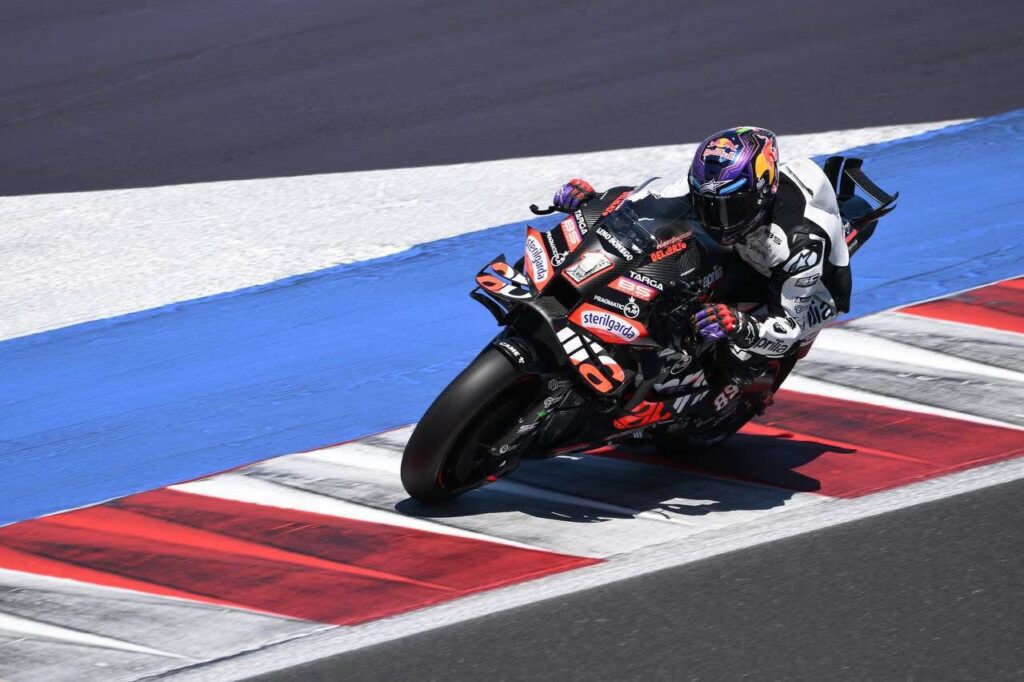 Il campione del mondo punta Brno